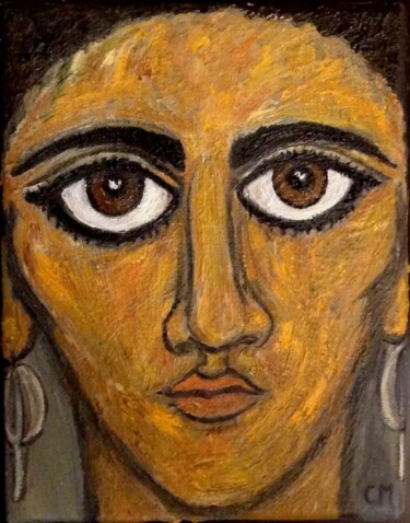 Portrait de femme (série "regards du Fayoum")