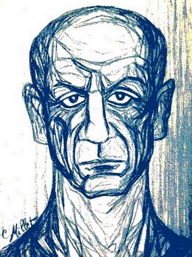 Portrait de Pablo Picasso (blue version)